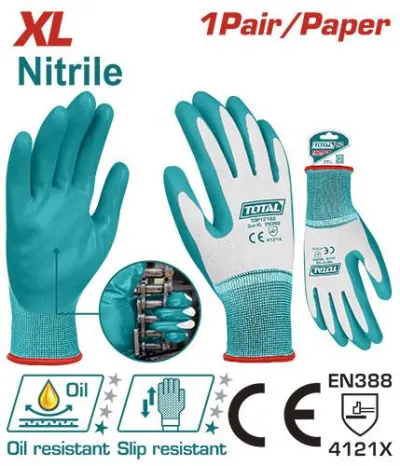 GUANTE DE NITRILO XL SUPER TOTAL (TSP12162)  Item: 23838