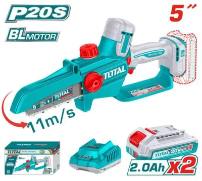 SIERRA MINI INALAMBRICA 5""  20V INDUSTRIAL INCLUYE 2  BATERIA 2.0AH  Y CARGADOR  TOTAL (UTGSLI20562)  Item: 23721