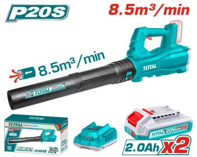 SOPLADORA INALAMBRICA 20V INCLUYE 2 BATERIA 2.0AH Y CARGADOR TOTAL (UTABLI203232)  Item: 23695