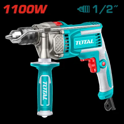 TALADRO PERCUTOR 1/2"" 1100W INDUSTRIAL SUPER TOTAL (UTG1111366)  Item: 23610