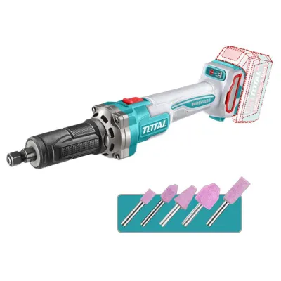 MOTO TOOL INALAMBRICO 20V 1/4 '' BATERIA Y CARGADOR SE VENDEN POR SEPARADO INDUSTRIAL SUPER TOTAL (TDGLI2001)  Item: 23294