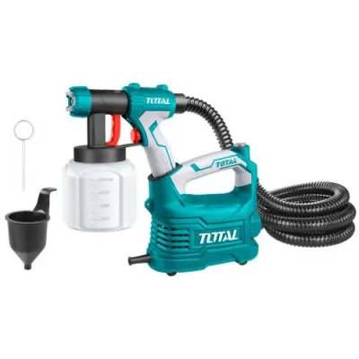 COMPRESOR MINI + PISTOLA INDUSTRIAL VASO PLASTICO 800ML 550W TOTAL (UTT5006)