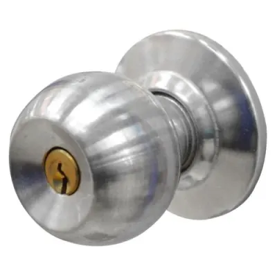 CHAPA BOLA ALCOBA P/METALICO UDUKE ACERO INOX (COLOR SATINADA) (HT20179)