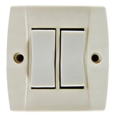 LINEA UDUKE T/AVE S/P BEIGE SWICHE DOBLE (RETIE-FL)