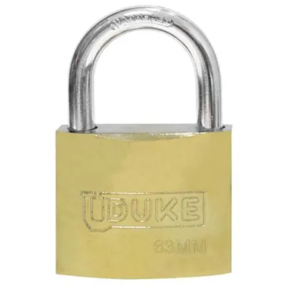 CANDADO UDUKE DORADO 63MM (CAJA X 6)