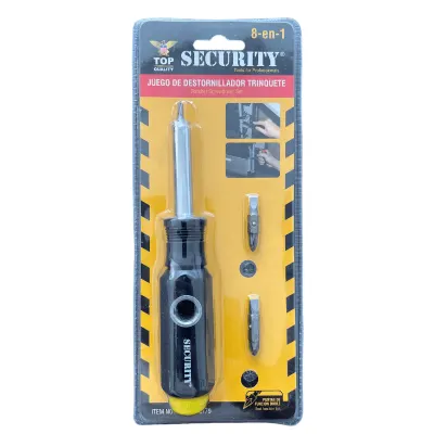 DESTORNILLADOR SECURITY DE PUNTAS 8 EN 1