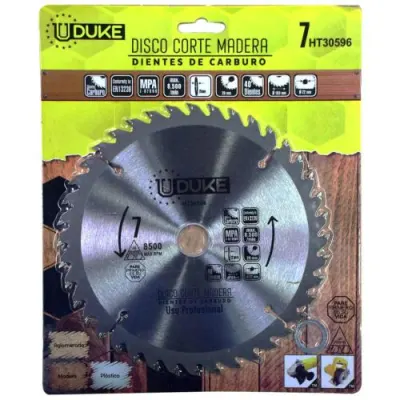 DISCO MADERA UDUKE PROFESIONAL (7X40) DMD740