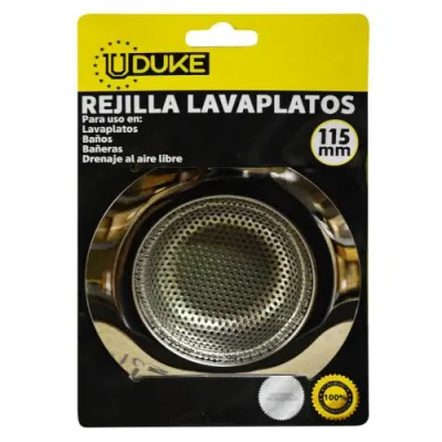 REJILLA LAVAPLATOS UDUKE ACERO INOXIDABLE 4 (115MM)