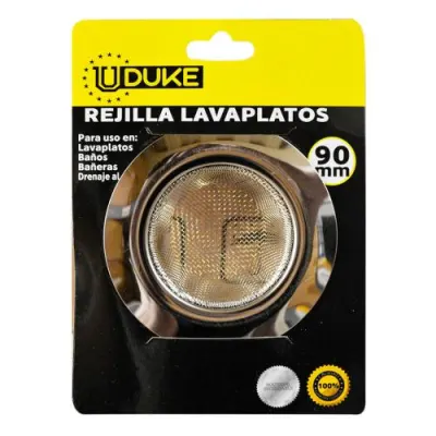 REJILLA LAVAPLATOS UDUKE MALLA ACERO INOXIDABLE 3 (90MM)