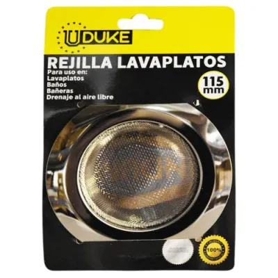 REJILLA LAVAPLATOS UDUKE MALLA ACERO INOXIDABLE 4 (115MM)