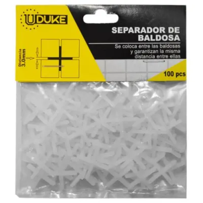 SEPARADOR DE BALDOSA UDUKE 3MM BOLSA X 100 PCS