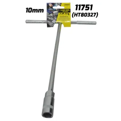 LLAVE COPA EN T CON CUADRANTE UDUKE 10 MM