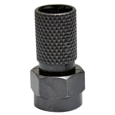 TERMINAL COAXIAL ROSCA FINA RG6 GRIS MATE UDUKE