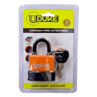 CANDADO INTEMPERIE 45 MM NARANJA UDUKE