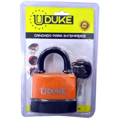 CANDADO INTEMPERIE 70 MM NARANJA UDUKE