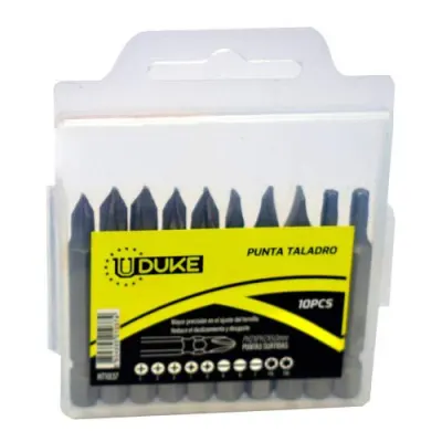 PUNTAS TALADRO X 10PCS SURTIDAS UDUKE
