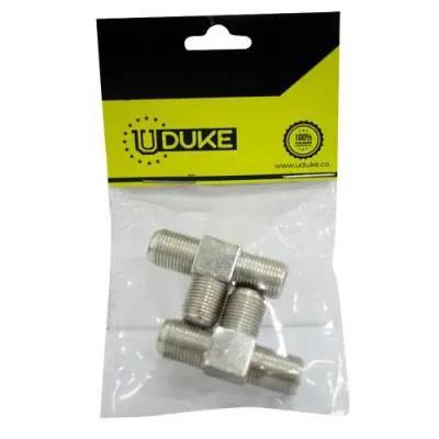 SPLITTER TV X 2 (TE COAXIAL SIN TERMINAL) PQT X 2 UDUKE