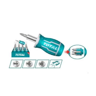 DESTORNILLADOR 8 EN 1 IMANTADO SUPER SELECT TOTAL (TACSDS0706)
