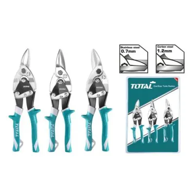 TIJERA LAMINA DE AVIACION 10 JUEGO X 3 PZS (IZQUIERDA-RECTA-DERECHA) SUPER SELECT TOTAL (THT520106K)
