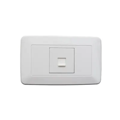 LINEA BK BLANCA INCRUSTAR TOMA TELEFONO VHARBOR (118Z-17) (HT1523)(HT20342)