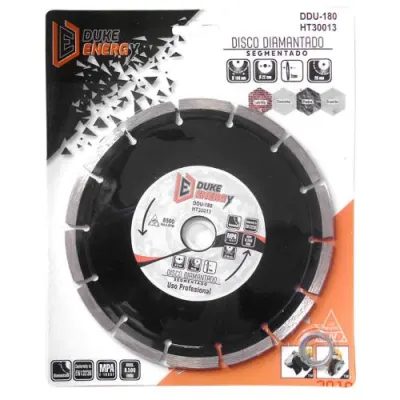 DISCO DIAMANTADO SEGMENTADO DUKE ENERGY PROFESIONAL 7 (DDU180) (HT30013)