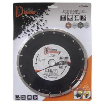 DISCO DIAMANTADO SEGMENTADO DUKE ENERGY PROFESIONAL 9 (DDU230) (HT30014)
