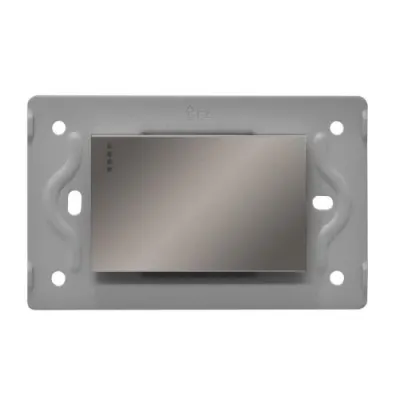 SWICHE SENCILLO LUXOR GRIS INTERCAMBIABLE SIN TAPA DUKE ENERGY (V3-003)