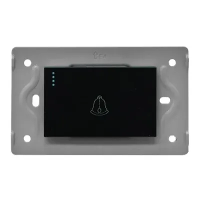 SWICHE TIMBRE LUXOR NEGRA INTERCAMBIABLE SIN TAPA DUKE ENERGY (V17-001)