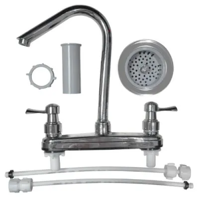 LINEA GRIVAL MEZCLADOR LAVAPLATOS 8 PUL + ACOPLES Y CANASTILLA PALANCA BALTA (415283331) (PAQ X 3)