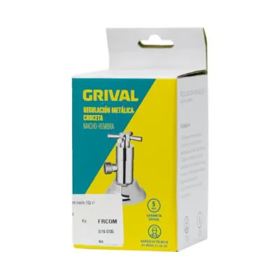 LINEA GRIVAL LLAVE REGULACION METALICA CRUCETA MACHO-HEMBRA (797343331)