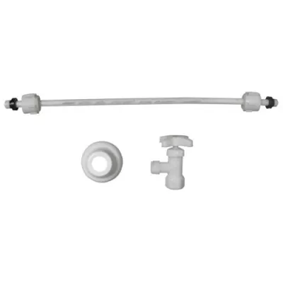 LINEA GRIVAL LLAVE REGULACION PLASTICA CON ACOPLES PARA LAVAMANOS (967023331) (PAQ X 6)