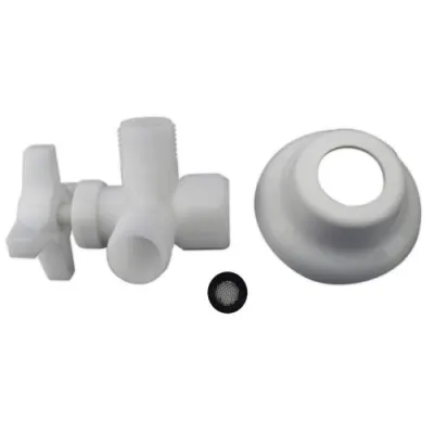 LINEA GRIVAL LLAVE REGULACION DOBLE DE 1/2 BLANCA (967623331) (967620001)