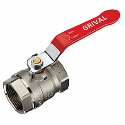 **LINEA GRIVAL LLAVE BOLA CROMADA (SATIN) PALANCA DE 1 1/2P REF(797040001)