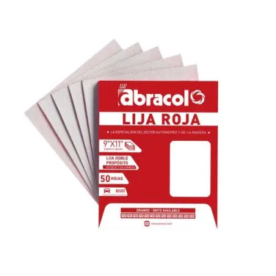 LIJA ABRACOL ROJA  320 ( LIJADO EN SECO (RPHRO0320000  Item: 6207