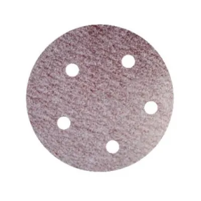 DISCO VELCRO ABRACOL ROJO 5 X 5 HUECOS GRANO 120 (RDVRO0120005)  Item: 16938