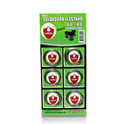 SOLDADURA ESTANO CARTON 60/40