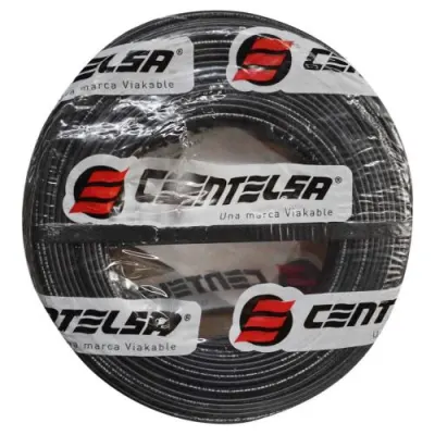 ALAMBRE RIGIDO CENTELSA 10 (NEGRO)