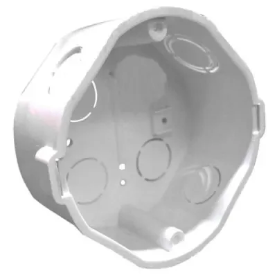 CAJA PLASTICA OCTAGONAL BLANCA INDUMA CERTICADA (X540)(T7501-003)