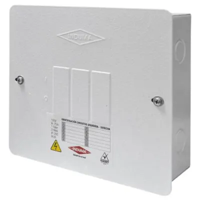 CAJA BREAKER METALICA 3 CIRCUITOS CERTIFICADA INDUMA T7901-002 (T1205-0002)