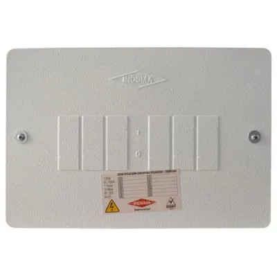 CAJA BREAKER METALICA 6 CIRCUITOS CERTIFICADA INDUMA (T7901-004