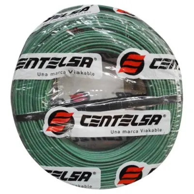 ALAMBRE RIGIDO CENTELSA 10 ( VERDE)