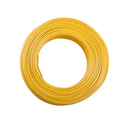 ALAMBRE RIGIDO DE CALIDAD # 12 AMARILLO