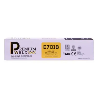 SOLDADURA DE ELECTRODO 7018 - 3/32 BLANCA PREMIUM WELD ( CAJA X 5 KLS)