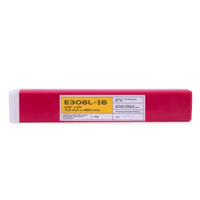 SOLDADURA DE ELECTRODO ACERO INOXIDABLE 308L - 1/8 ROJA PREMIUM WELD ( CAJA X 2 KLS)