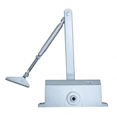 BRAZO CIERRA PUERTA YALE 45KG 1 (1002) PLATA (7018)