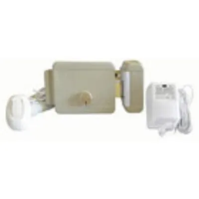 KIT CERRADURA ELECTRICA YALE 60MM DER 12V PUERTAS METAL Y MADERA (10726)