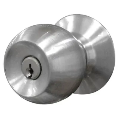CHAPA BOLA ALCOBA P/METALICO OVALADO CROMADA CAROLINA YALE (6376)