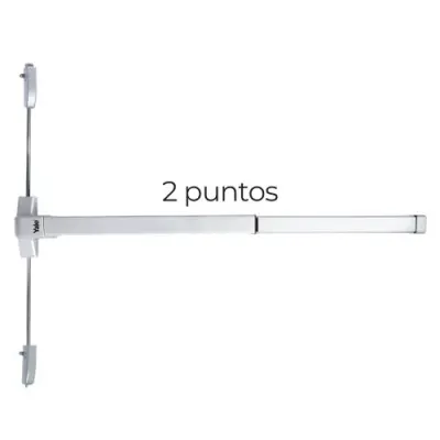 BARRA DE APERTURA ANTIPANICO TAMPA 2 PUNTOS PARA SALONES Y AUDITORIOS VERTICAL (35011)