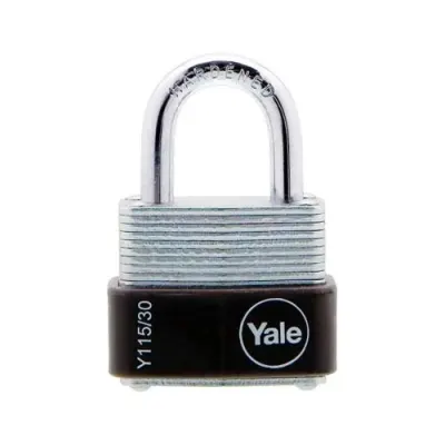 CANDADO YALE LAMINADO Y115-30MM (8405)
