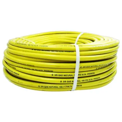 MANGUERA GAS AMARILLA X 100MTS